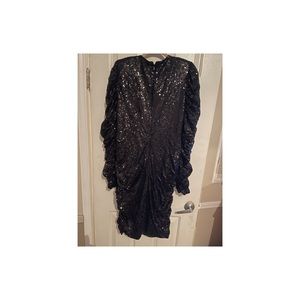 Fashion Nova black sequins 3x dress